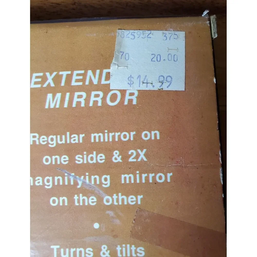 Chadwick Extending Magnifying Folding Mirror Vintage‎ 1984 Made In Taiwan